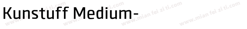 Kunstuff Medium字体转换